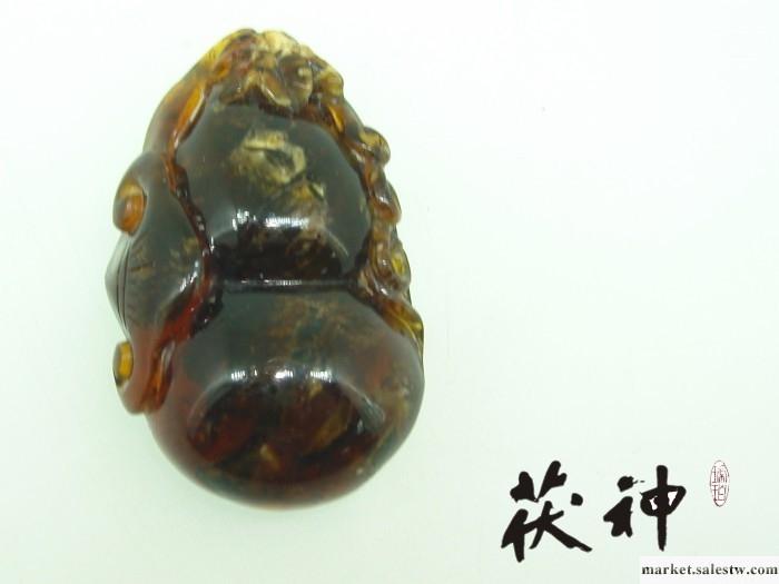 供應茯神SFD12062802撫順琥珀雕件葫蘆工廠,批發,進口,代購