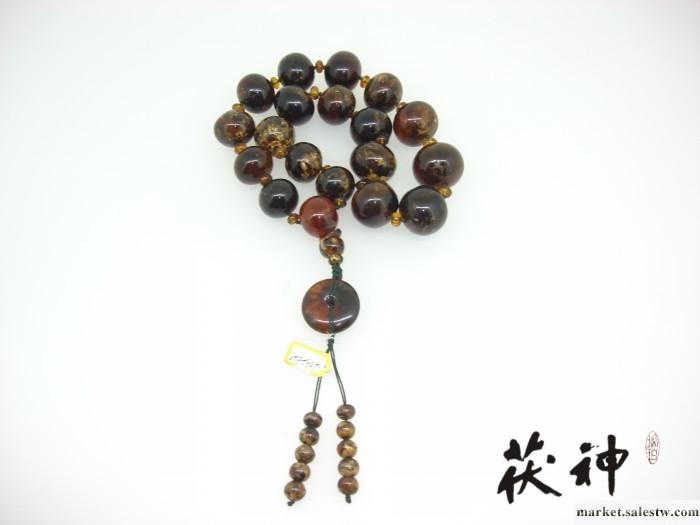 供應茯神 FSHP12032620撫順琥珀十八子佛珠工廠,批發,進口,代購