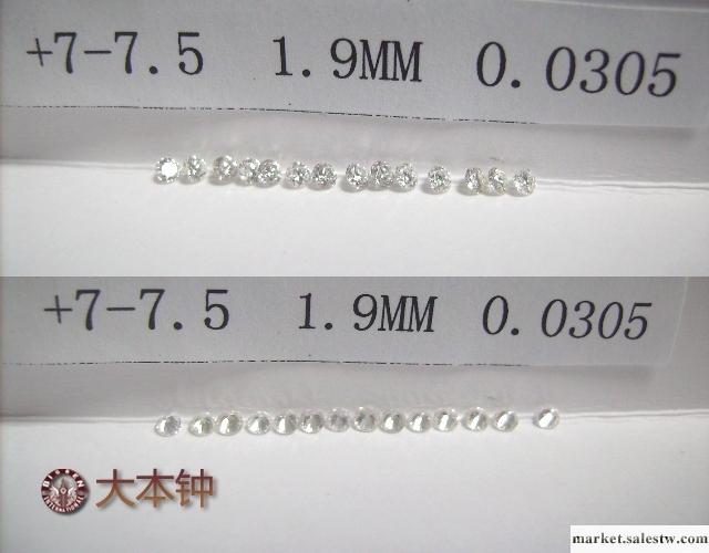 供應大本鐘GIA鉆石  3分1.9mm規格  高品質優白級碎鉆  厘石批發報價工廠,批發,進口,代購
