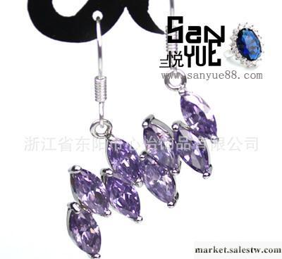 供應時尚鋯石耳飾批發 韓版飾品 代理加盟工廠,批發,進口,代購