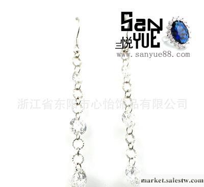 供應三悅飾品  6月新款 鋯石耳飾系列 耳飾工廠,批發,進口,代購