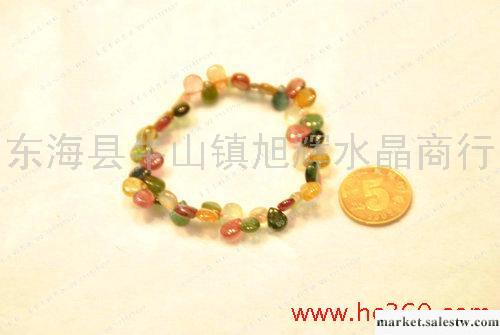 供應至美極品巴西進口純天然水晶水滴碧璽手鏈工廠,批發,進口,代購