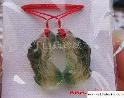 供應水晶情侶吊墜（雙色貔貅）水晶吊墜、水晶飾品工廠,批發,進口,代購