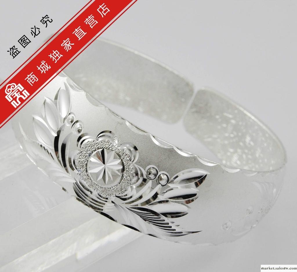 供應寶興銀樓-精品車花寬齊口手鐲 12款-01500020065-AB工廠,批發,進口,代購