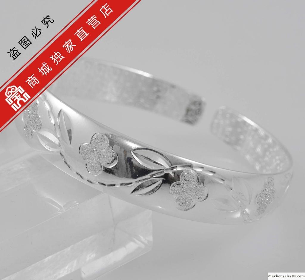 供應寶興銀樓-精品車花寬齊口手鐲 A1款-01500020065-C工廠,批發,進口,代購