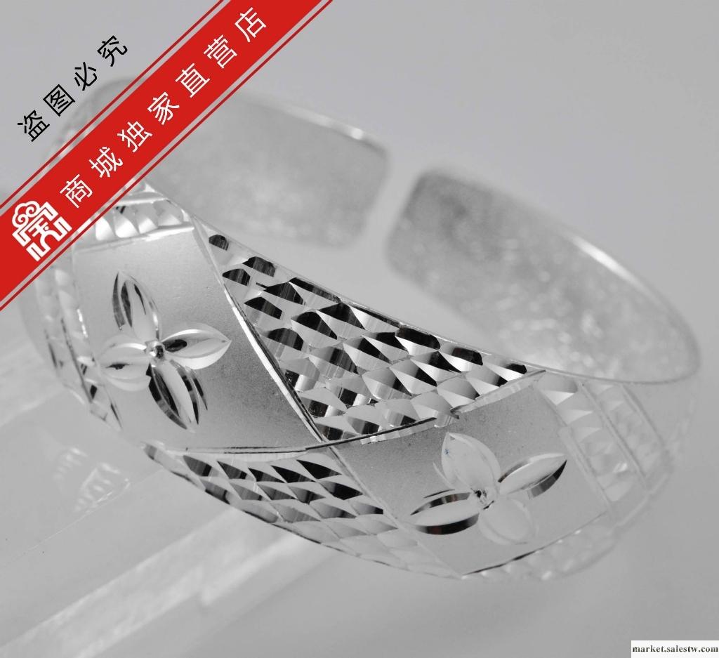 供應寶興銀樓-精品車花寬齊口手鐲 7款-01500020065-W工廠,批發,進口,代購