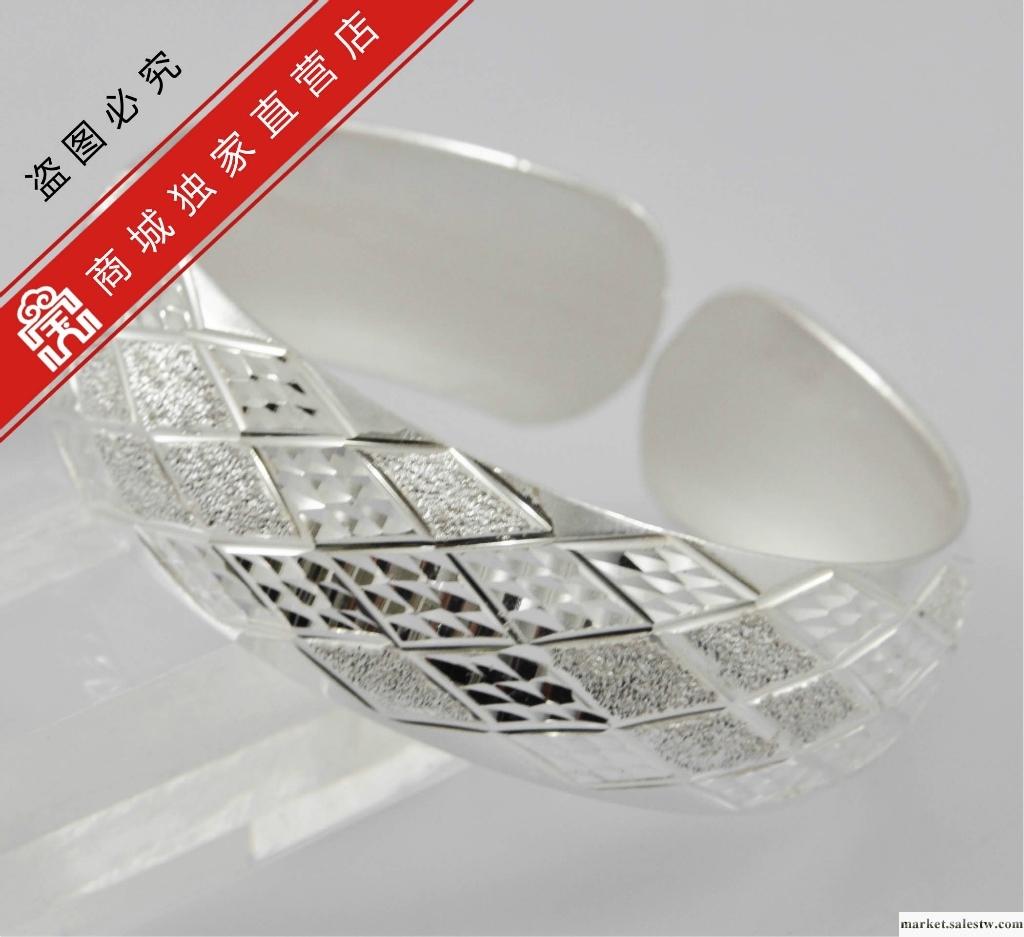 供應寶興銀樓-精品車花寬齊口手鐲 B款-01500020065-A工廠,批發,進口,代購