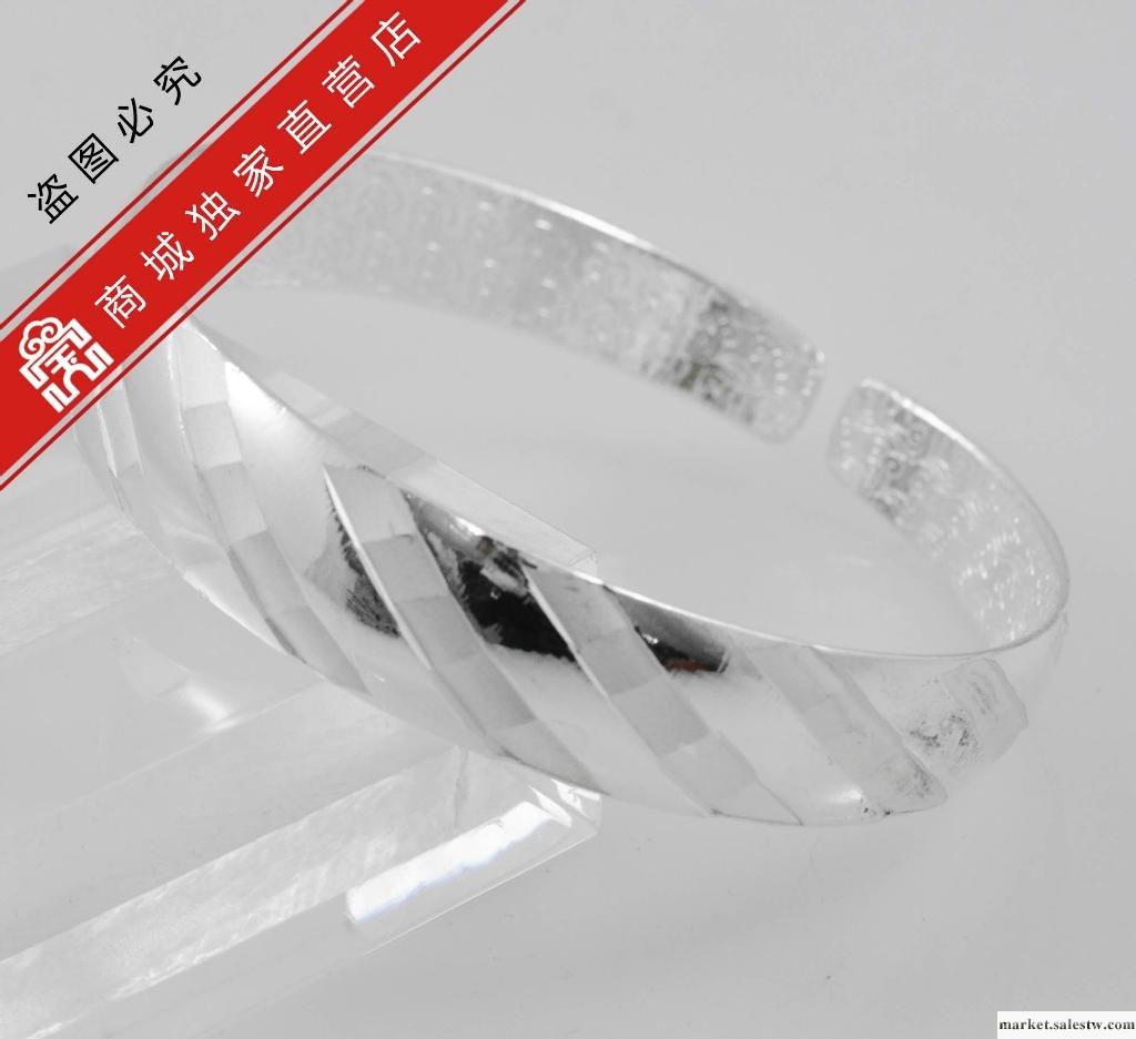 供應寶興銀樓-精品車花寬齊口手鐲 A2款-01500020065-D工廠,批發,進口,代購