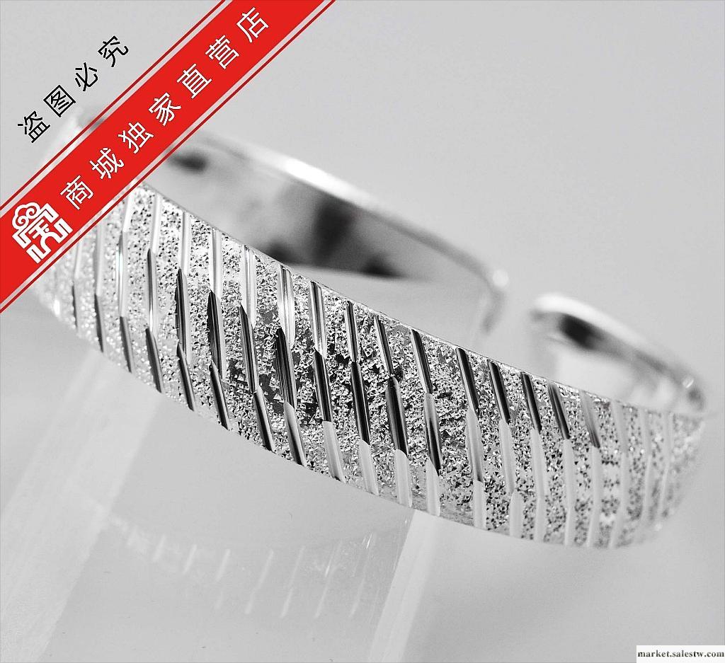 供應寶興銀樓-精品車花寬齊口手鐲 A13款-01500020065-O工廠,批發,進口,代購