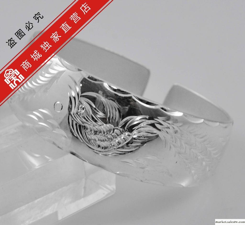 供應寶興銀樓-精品車花寬齊口手鐲 17款-01500020065-AG工廠,批發,進口,代購