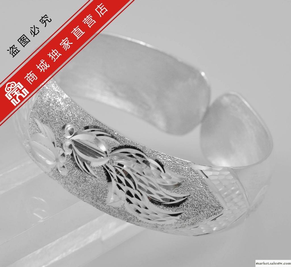 供應寶興銀樓-精品車花寬齊口手鐲 A款-01500020065工廠,批發,進口,代購