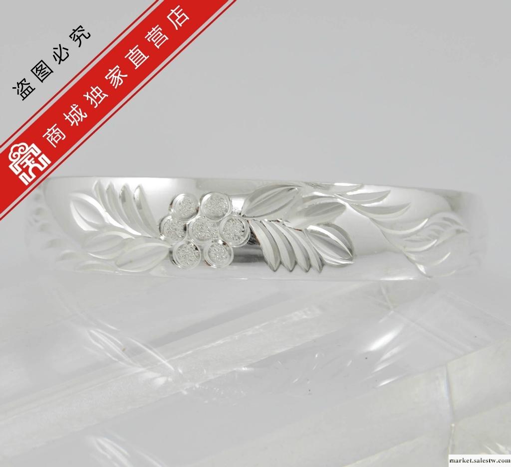 供應寶興銀樓-精品車花寬齊口手鐲 A8款-01500020065-J工廠,批發,進口,代購