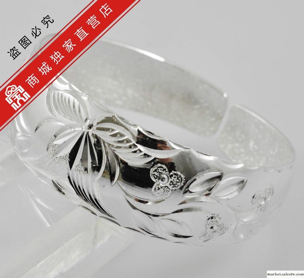 供應寶興銀樓-精品車花寬齊口手鐲 9款-01500020065-Y工廠,批發,進口,代購