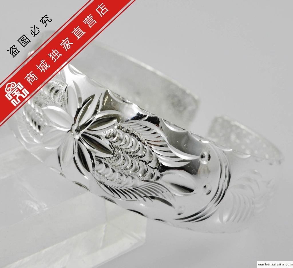 供應寶興銀樓-精品車花寬齊口手鐲 5款-01500020065-U工廠,批發,進口,代購