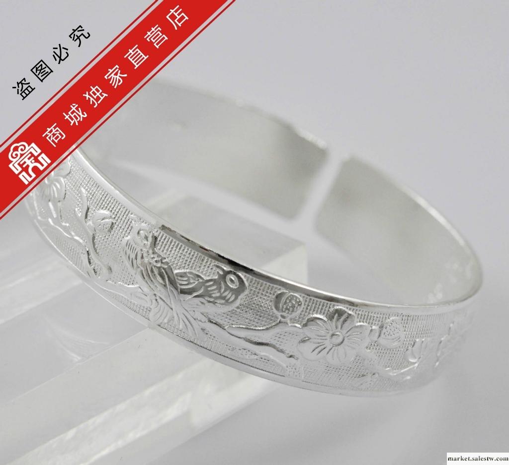 供應寶興銀樓-特精品油壓齊口手鐲2D款-寬-01500070065-AG工廠,批發,進口,代購