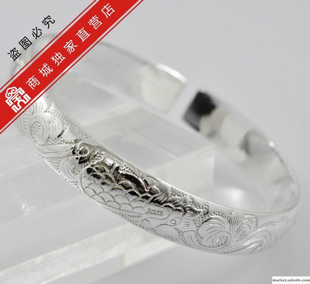 供應寶興銀樓-精品油壓齊口手鐲C款-01500060065-G工廠,批發,進口,代購