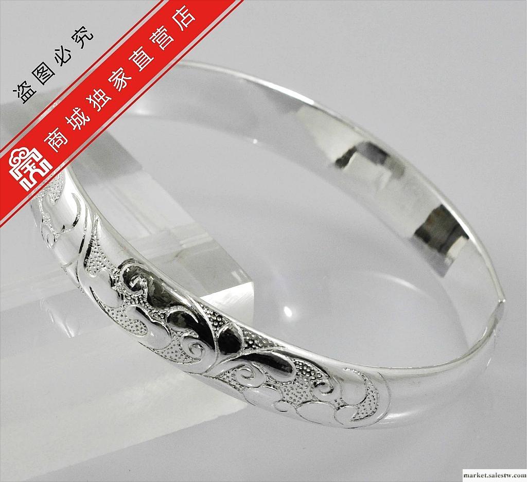 供應寶興銀樓-精品油壓齊口手鐲8款-01500060065-O工廠,批發,進口,代購