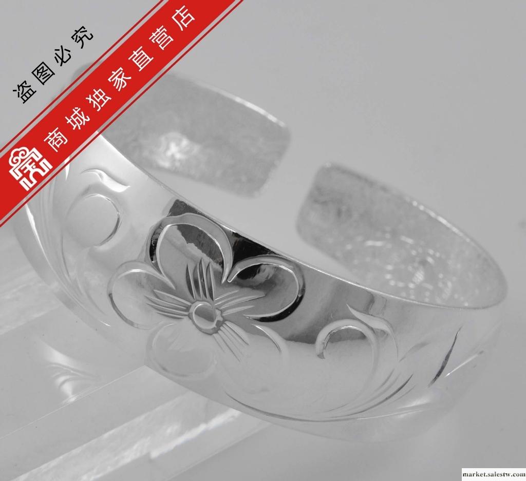 供應寶興銀樓-精品車花寬齊口手鐲 15款-01500020065-AE工廠,批發,進口,代購