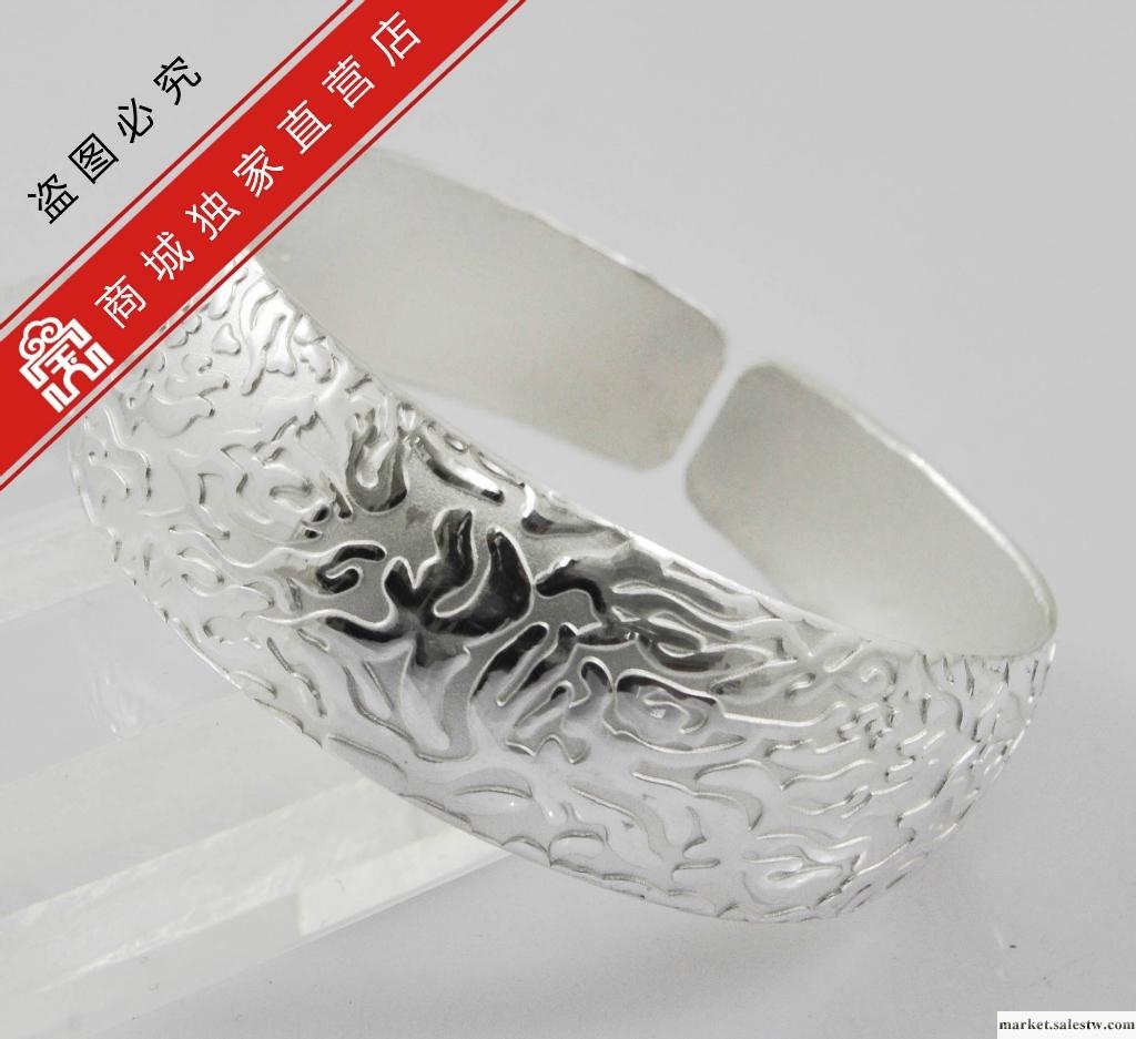 供應寶興銀樓-特精品油壓齊口手鐲1B款-特寬-01500070065-W工廠,批發,進口,代購