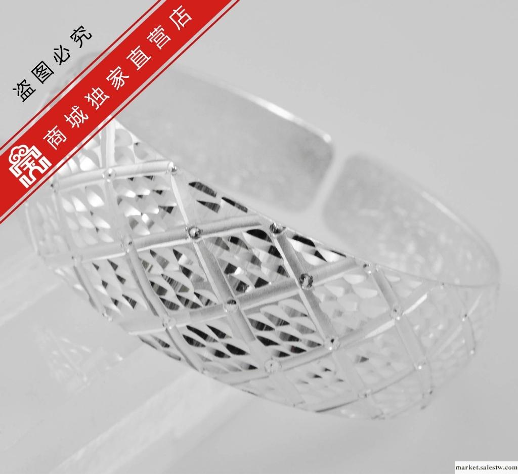 供應寶興銀樓-精品車花寬齊口手鐲 1款-01500020065-Q工廠,批發,進口,代購