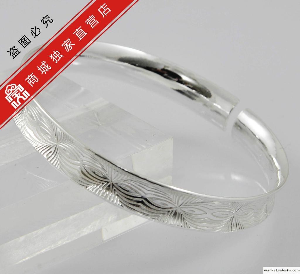 供應寶興銀樓-精品油壓齊口手鐲2款-01500060065-J工廠,批發,進口,代購