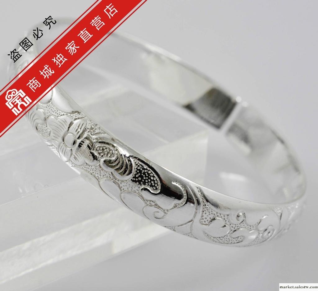 供應寶興銀樓-精品油壓齊口手鐲B款-01500060065-F工廠,批發,進口,代購