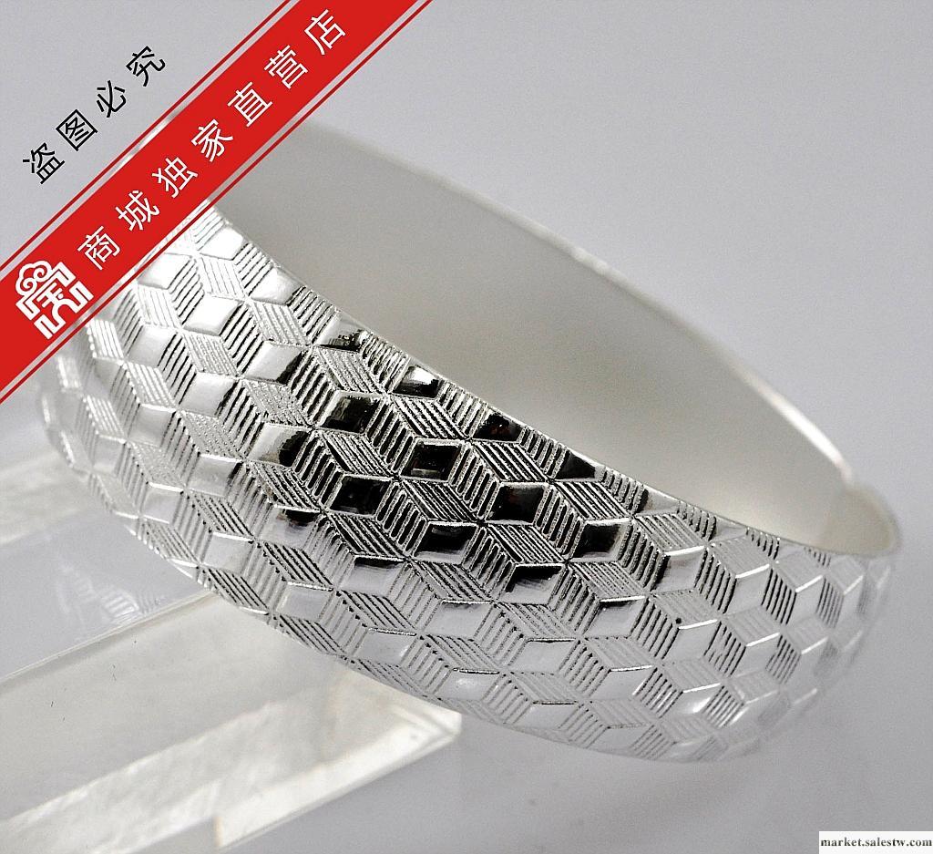 供應寶興銀樓特-精品油壓齊口手鐲1E款-特寬-01500070065-Z工廠,批發,進口,代購