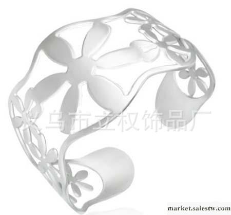 通花手鐲/時尚手鐲飾品/不銹鋼手鐲/流行手鐲工廠,批發,進口,代購
