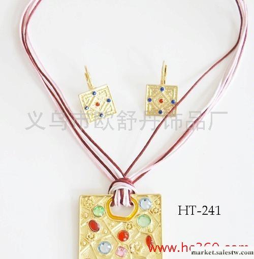 項鏈耳環套裝 合金套鏈 滴油套鏈 服飾 鍍金套鏈工廠,批發,進口,代購