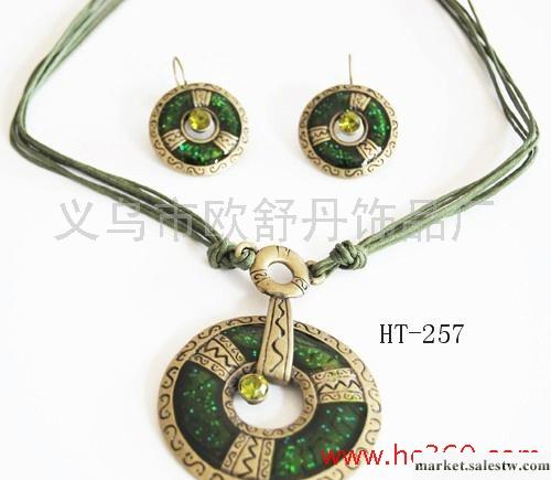 項鏈耳環套裝 合金套鏈 滴油套鏈 服飾 古青銅套鏈工廠,批發,進口,代購