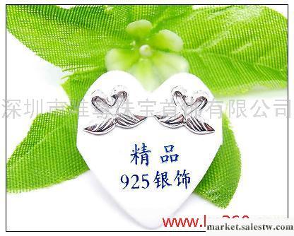 供應925純銀鴛鴦耳釘工廠,批發,進口,代購