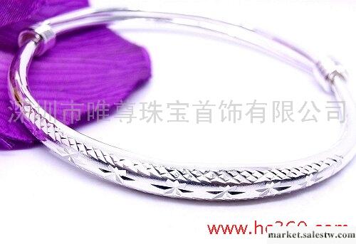 供應唯尊990純銀年輕時尚手鐲工廠,批發,進口,代購