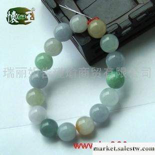 供應冰糯種多彩高級手鏈n6154工廠,批發,進口,代購