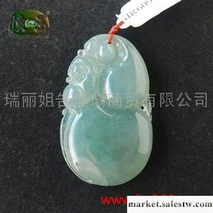 供應冰糯種蘭水精雕福祿壽吊墜n5949工廠,批發,進口,代購