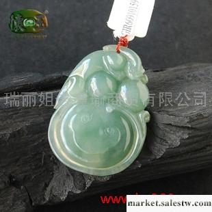 供應冰糯種蘭水精雕如意吊墜n5972工廠,批發,進口,代購