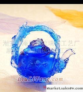 琉璃，清香壺B，琉璃飾品、擺件、掛件兩用古法琉璃工廠,批發,進口,代購