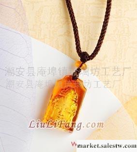 吊墜-觀音D-古法琉璃-琉璃飾品工廠,批發,進口,代購
