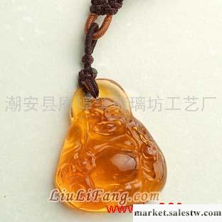 吊墜-彌勒佛C-古法琉璃-琉璃-琉璃飾品工廠,批發,進口,代購
