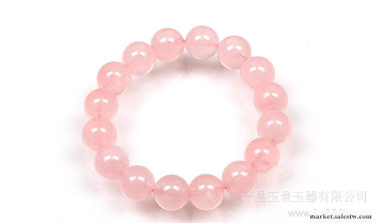 玉景首飾品純天然水晶6-16mm巴西芙蓉晶 粉水晶手鏈 旺桃花女款工廠,批發,進口,代購