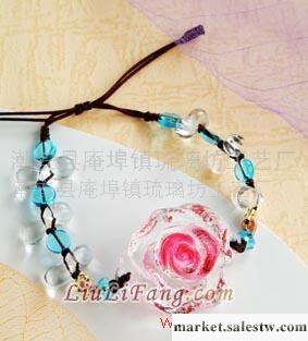 吊墜 玫瑰之戀B 古法琉璃 琉璃飾品工廠,批發,進口,代購