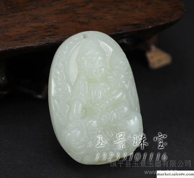 和田玉吊墜 中號本命佛 普賢菩薩 龍蛇守護神 佛 質地完美工廠,批發,進口,代購
