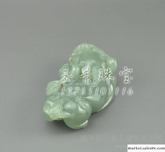 和田玉掛件 貔貅吊墜 雕工精湛 旺財貔貅 玉器廠家批發工廠,批發,進口,代購