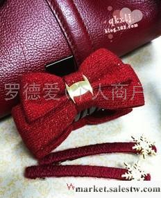 供應嗆口小辣椒推薦圣誕新年紅色喜慶蝴蝶結抓夾工廠,批發,進口,代購