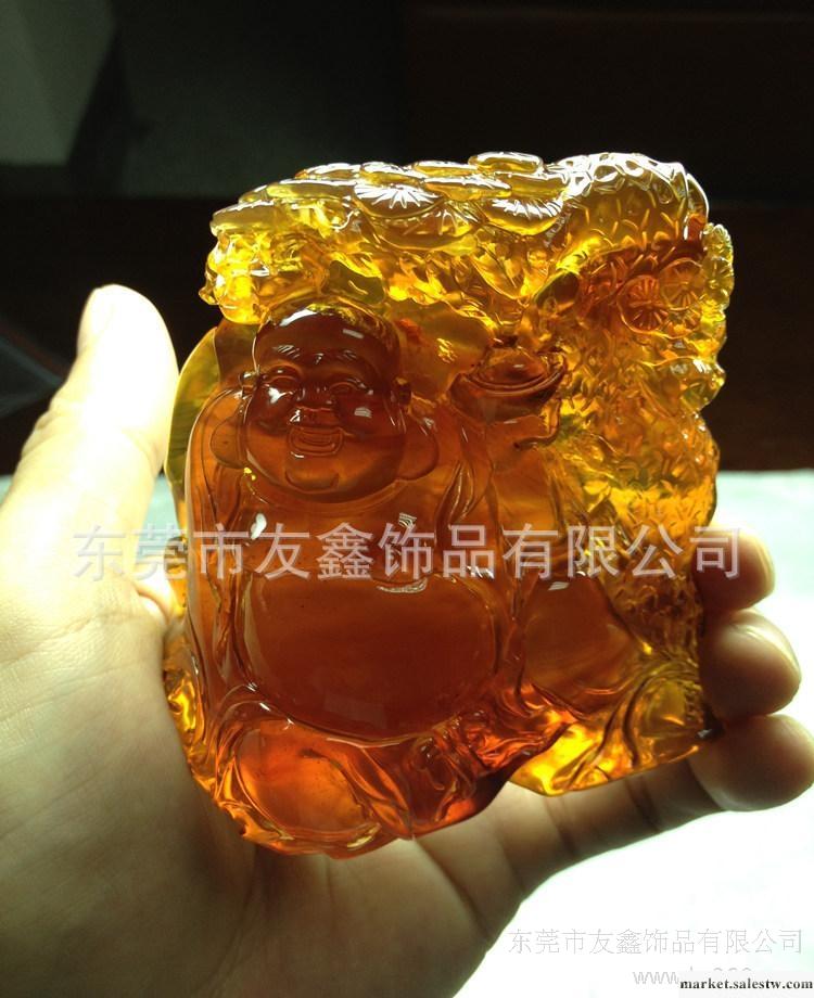廠家天然琥珀，緬甸琥珀，棕紅珀笑佛擺件，琥珀飾品工廠,批發,進口,代購