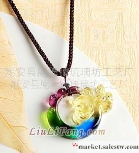 掛件-龍鳳情緣—龍-琉璃-琉璃飾品-古法琉璃工廠,批發,進口,代購