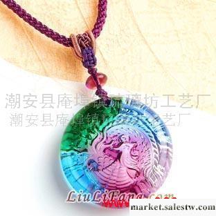 吊墜-陰雕鳳-古法琉璃-琉璃-琉璃飾品_1工廠,批發,進口,代購