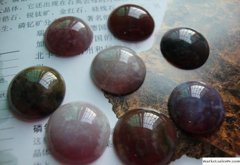 【盛記寶石】圓形天然印度瑪瑙戒面 瑪瑙 寶石原石 飾品配件 DIY工廠,批發,進口,代購