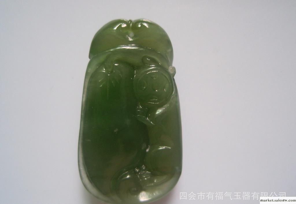 吊墜翡翠 天然翡翠糯種福瓜吊墜  翡翠吊墜掛件來料加工工廠,批發,進口,代購
