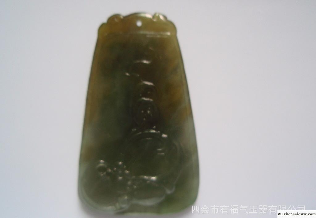 翡翠吊墜 飄淡綠龍牌掛件 翡翠生肖龍吊墜 翡翠掛件來料加工工廠,批發,進口,代購