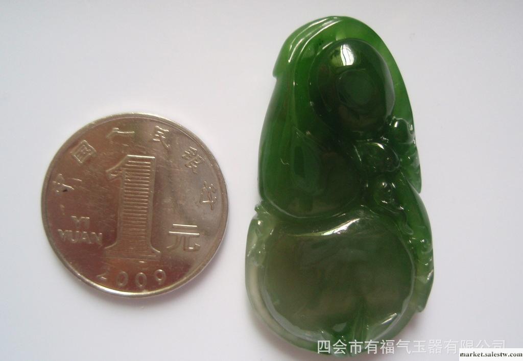 翡翠吊墜然緬甸翡翠a貨葫蘆翡翠掛件 翡翠吊墜 玉器來料加工工廠,批發,進口,代購